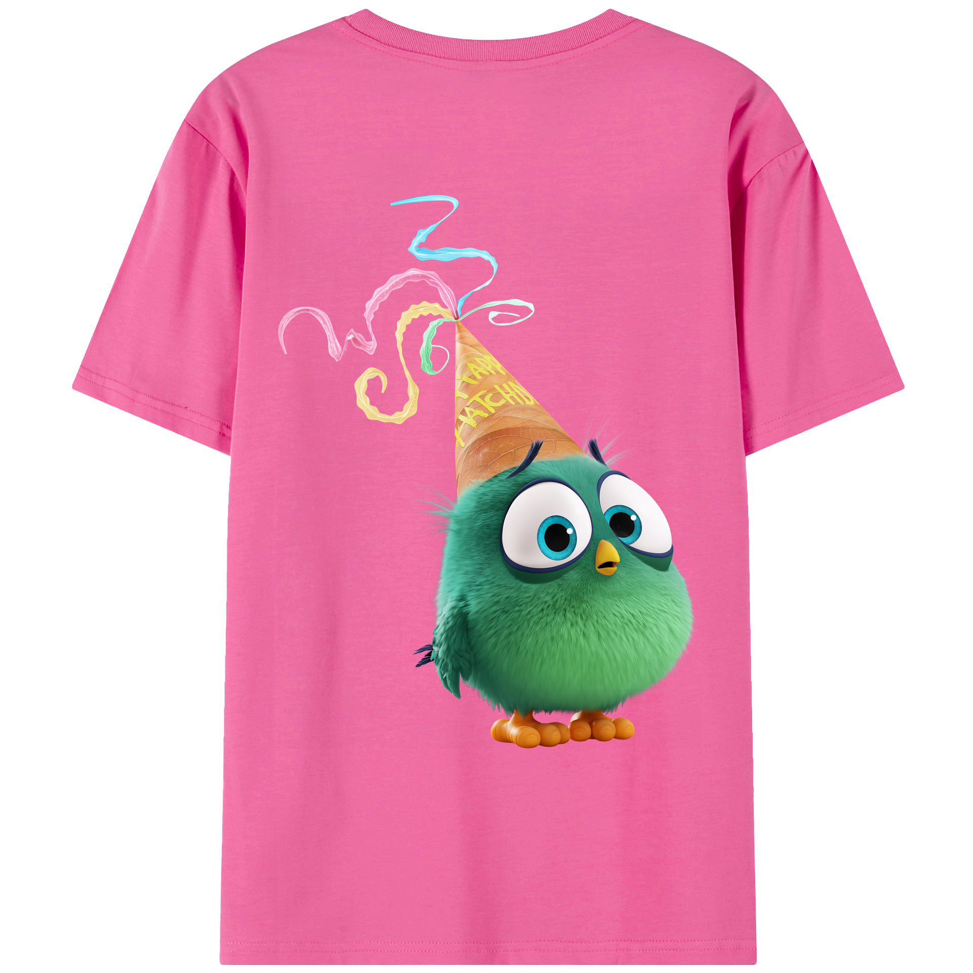 （画像用） Angry Birds アングリーバード レディース半袖Tシャツ(バックプリント)